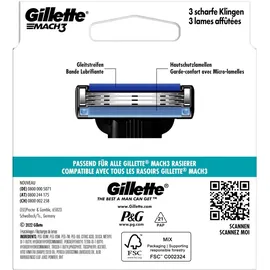 Gillette Mach3 Rasierklingen 6 St.