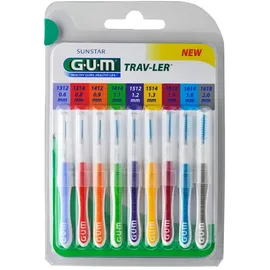 sunstar GUM Trav-Ler Interdentalbürsten 9 St.