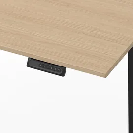 Yaasa Schreibtisch Desk Essential 160 x 80 cm Eiche hell / Schwarz