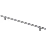 Gedotec Stangengriff G10 Edelstahl Möbelgriff 480 mm Relinggriff Ø 10 mm | Vollmaterial massiv | Schrank-Griff Ø 10 mm | Höhe 31 mm | Schubladengriff Schranktür & Küche | 1 Stück - Küchengriff rund