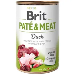 BRIT Pate&Meat duck 400 g Entenpastete für Hunde