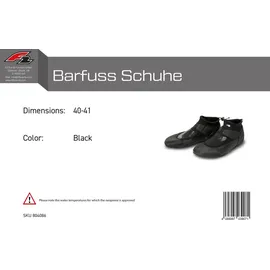 F2 Neopren Schuhe Schwarz 41