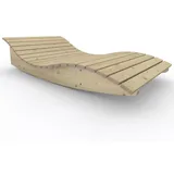 Kinderliege Relaxliege Gartenliege Liegestuhl Kinder Liege Sonnenliege Formliege - unbehandelt