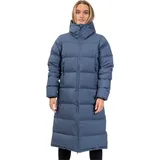 Bergans Damen Urban Down Long Mantel (Größe M, blau)