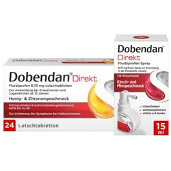 Dobendan Direkt Set gegen starke Halsschmerzen