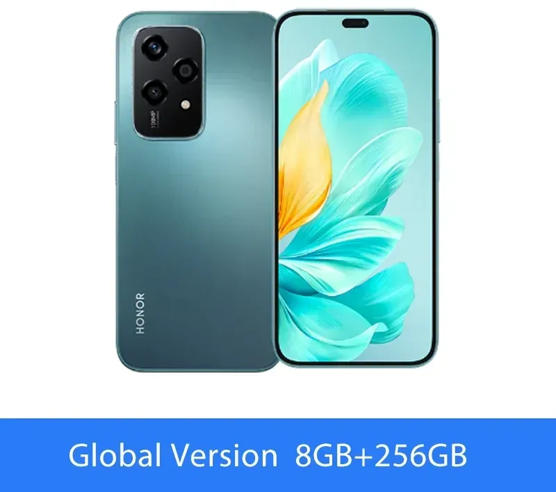 Neue globale Version HONOR 200 Lite 5G Smartphone MediaTek Dimensity 6080 108MP Hauptkamera 4500 mAh Akku 6,7