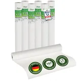 Veluxis Malervlies Veluxis® Premium Glatvlies, (6-St), überstreichbar, rissüberbrückend & formstabil weiß