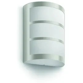 Philips Außenwandleuchte Edelstahl 21,5 cm inkl. Bewegungsmelder silber