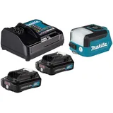 Makita Makita, Arbeitsleuchte, ML 107 DSA Akku Lampe 12 V max. 200 lm LED + 2x Akku 2,0 Ah + Ladegerät (200 lm)