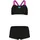 Arena Bikini Solid L Schwarz/Pink 152