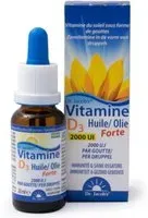 Dr Jacob's Vitamine D3 Huile 20 ml