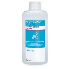 Dr.Schumacher Desinfektionsmittel Aseptoman Forte, Händedesinfektion, alkoholisch, Flasche 500ml