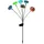 GLOBO Solarleuchte Edelstahl H 70 cm 1er Set schwarz