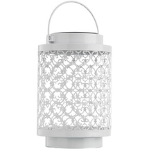 ETC Shop LED Solarleuchte 13 x 18 cm orientalisch-weiß