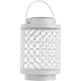 ETC Shop LED Solarleuchte 13 x 18 cm orientalisch-weiß
