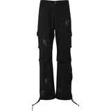 Karl Kani Patch Multipocket Cargohose Schwarz XXL