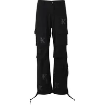 Karl Kani Patch Multipocket Cargohose Schwarz XXL