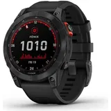 Garmin fenix 7X Solar schiefergrau mit schwarzem Armband