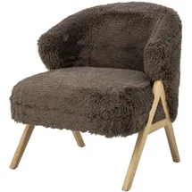 Bloomingville Sessel Camino 70 x 80 x 68 cm Braun