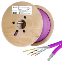 HB-Digital CAT 7a Verlegekabel Duplex Installationskabel max. 1200 MHz