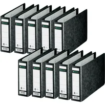 Leitz Aktenordner DIN A5 56 mm Schwarz 10 St.