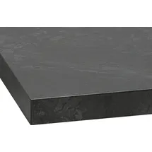 WIHO KÜCHEN Arbeitsplatte »"Flexi 38"«, 38 mm stark schwarz