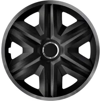 NRM Radzierblende Fast LUX Graphite 14 Zoll 4er Set, Schwarz/Graphit