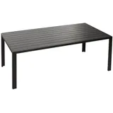 Mendler HWC-N40 Bistrotisch 140/180 x 80 x 73 cm Anthrazit/Grau