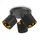 Paco Home Led Pendellampe Wandlampe Deckenlampe Wohnzimmer Esszimmer Schlafzimmer Uni E14, Schwarz-gold, Wandleuchte 3xe14
