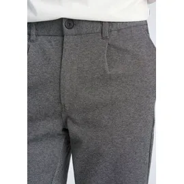 Lindbergh Shorts LINDBERGH, Herren, Gr. XL, N-Gr, grau (grau mix), Web, Obermaterial: 75% Polyester, 22% Viskose, 3% Elasthan, unifarben, bequem kniefrei, Hosen Shorts, mit Viskose und Stretch