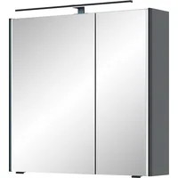 Saphir »Serie 7045 Badezimmer-Spiegelschrank inkl. LED-Beleuchtung, 2 Türen«, Badschrank