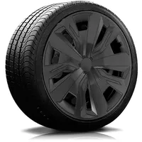 Premiere 2025 !!! 16 Zoll 16" RKK18 Black-Line (schwarz) PKW Radkappen/Radzierblenden 4 Stück