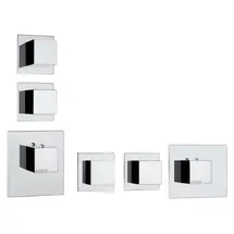 Bossini Alta Portata Duschthermostat Unterputz für 1 Verbraucher Chrom