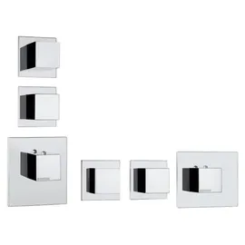 Bossini Alta Portata Duschthermostat Unterputz für 1 Verbraucher Chrom