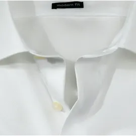 Olymp Businesshemd "Luxor modern fit", Herren, Gr. 47, N-Gr, beige (hellbeige), Web, Obermaterial: 100% Baumwolle, Hemden