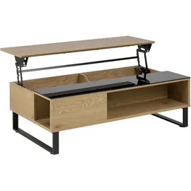 Sofa.de Gianutri Eiche / Metall schwarz 110 x 60 x 35 cm