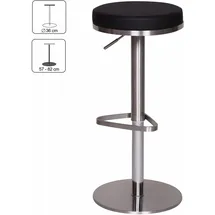 Wohnling Barhocker WL1.293 57-82 cm Schwarz
