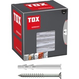 TOX Allzweck-Rahmendübel Tetrafix XL 8x80 mm + Schraube, 25 Stück, 021101101