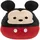 Squishmallows Micky Maus 35 cm Rot/Schwarz/Weiß