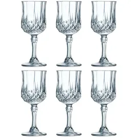 Cristal d’Arques 23224 Longchamp ECLAT 170 ml, Glas klar (6er Pack)