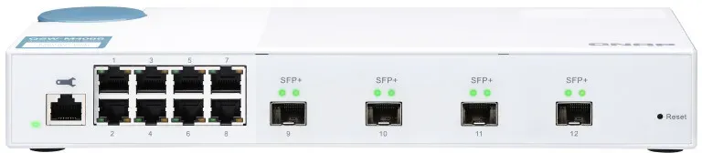 QNAP QSW-M408S Netzwerk-Switch Managed L2 Gigabit Ethernet (10/100/1000) Weiß