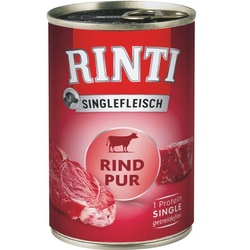 RINTI Singlefleisch Beef Pure Mono-Protein-Rindfleisch 6×800 g + Tasche GRATIS