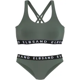 ELBSAND Balconette-Bikini Damen Grün 36 Cup D