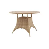 Zebra Tisch Savannah ¦ holzfarben ¦ Maße (cm): H: 75 Ø: 110