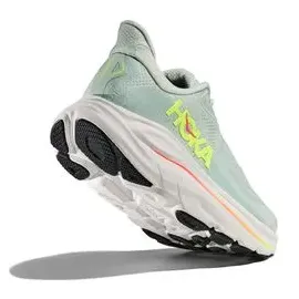 HOKA Clifton 10 Damen Sea Glass/Neon Flame 42 2/3