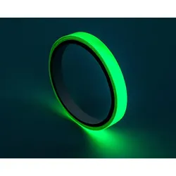 Gadget Master Selbstleuchtendes Klebeband, selbstklebend, 3 m, Neongrün