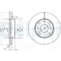 Delphi Bremsscheibe BG3790