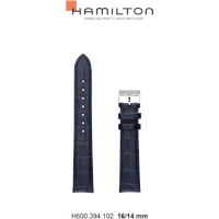 Hamilton Leder Valiant Band-set Leder-blau-16/14 H690.394.102 - blau