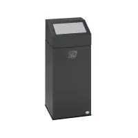 VAR Wertstoffsammler WSG 55E 60 l Eisenglimmer/Lichtgrau