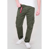 Alpha Industries »Jet Pant«, mit seitlichen Cargotaschen und Kordelzug am Beinabschluss Alpha Industries dark oliv